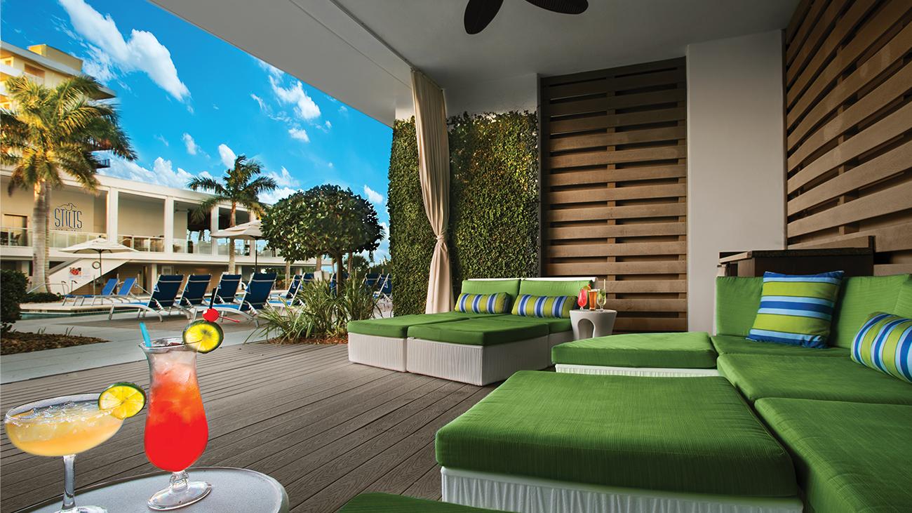 Poolside Cabanas